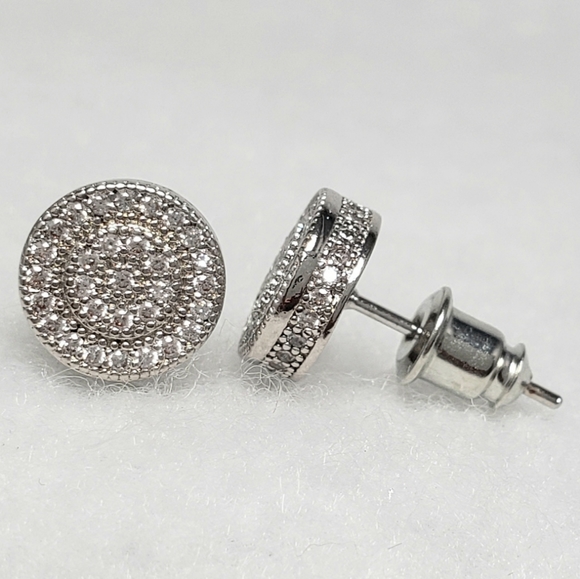 18k Pave Studs